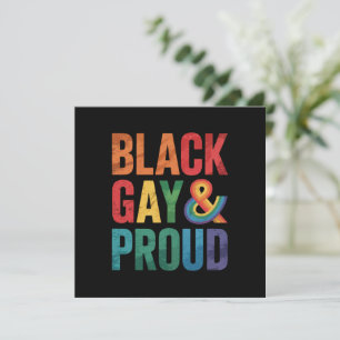 黒人ゲイプライド LGBTQ 黒人クィア 招待状