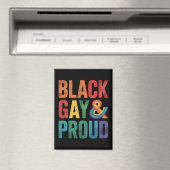 黒人ゲイプライド LGBTQ 黒人クイア マグネット (インサイチュ (食洗機))