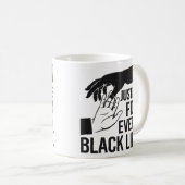 黒人コミュニティのための社会正義 コーヒーマグカップ (正面右)