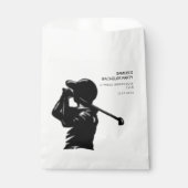 黒人ゴルファー ゴルフ旅行 独身パーティー ミニマル フェイバーバッグ (正面)