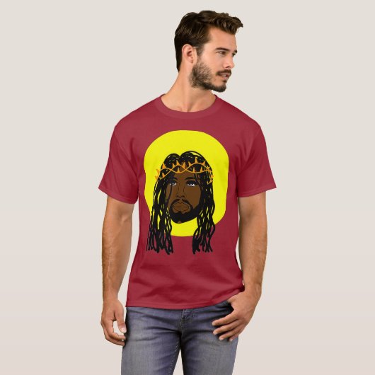 黒人ジェスロックスアフリカ系アメリカ人宗教家 Tシャツ (正面フル)