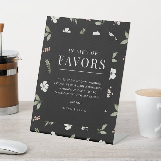 黒人フローラ結婚植物学の好意に代わる 台座サイン (インサイチュ)