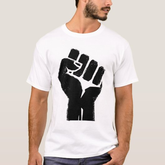 黒人プライド・レジスタンス Tシャツ (正面)