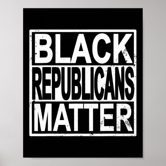 黒人共和党員問題保守的な黒人の投票 ポスター (正面)