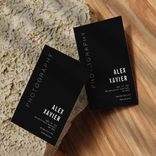 黒人写シンプル真家 名刺