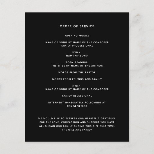 黒人写真エレガント葬儀 (裏面)