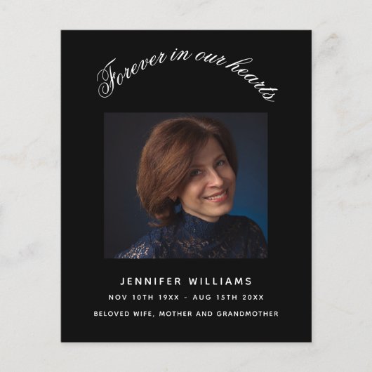 黒人写真エレガント葬儀 (正面)