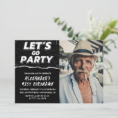 黒人写真行こうパーティー91歳 招待状 (スタンド正面)