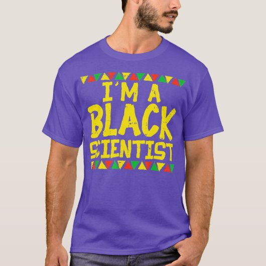 黒人化学者アフリカ系アメリカ人 Tシャツ (正面)
