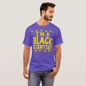 黒人化学者アフリカ系アメリカ人 Tシャツ (正面フル)
