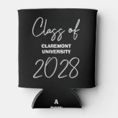 黒人卒業クラス年 缶クーラー (正面)