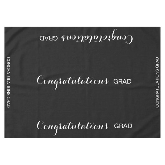 黒人卒業パーティー テーブルクロス (正面(横))