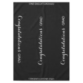 黒人卒業パーティー テーブルクロス (正面)