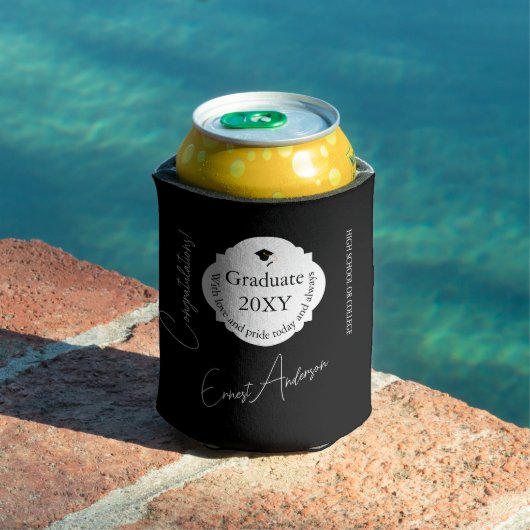 黒人卒業モダンおめでとう 缶クーラー (インサイチュ プール)