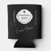 黒人卒業モダンおめでとう 缶クーラー (裏面)