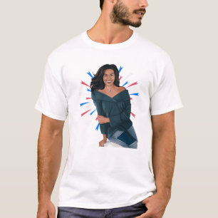 黒人史の月ミシェル・オバマ大統領の日 Tシャツ