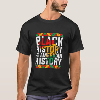 黒人史はアメリカ史アフリカ系アメリカ人 Tシャツ