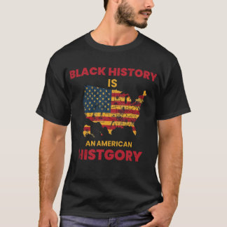 黒人史はアメリカ史 Tシャツ