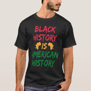 黒人史は女性男性Kのアメリカ史である Tシャツ