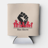 黒人史パーソナライズされた史の月が上に 缶クーラー (正面)