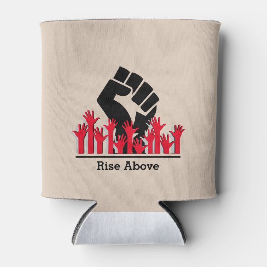 黒人史パーソナライズされた史の月が上に 缶クーラー (正面)