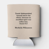 黒人史パーソナライズされた史の月が上に 缶クーラー (裏面)