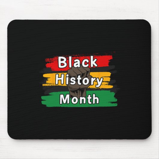 黒人史祝月共に上がる1 マウスパッド (正面)