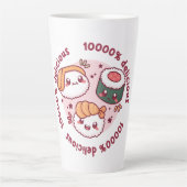 黒人向けおもしろい引用文かわいい カフェラテマグ (正面)