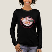 黒人向けおもしろい引用文かわいい トライブレンドＴシャツ (正面)