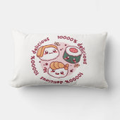 黒人向けおもしろい引用文かわいい ランバークッション (正面)