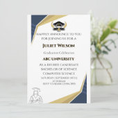 黒人大学の卒業をスタイリッシュ受ける 招待状 (スタンド正面)