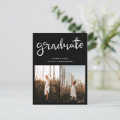 黒人大学院エレガント脚本 | Grad 2枚の写真 案内ポストカード (スタンド正面)