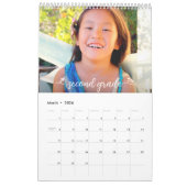 黒人大学院K-12台本フォトコラージュ15ヶ月 カレンダー (3月 2026)