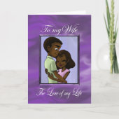 黒人夫婦 カード (正面)