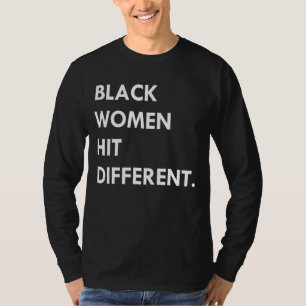 黒人女性がアパレルを違う襲う Tシャツ