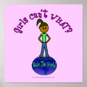 黒人女性が世界を支配する ポスター (正面)