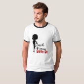 黒人女性が私をTシャツに仕立てた Tシャツ (正面フル)