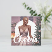 黒人女性のがんサバイバーの喜び シーズンカード (スタンド正面)