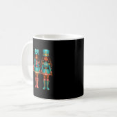 黒人女性のくるみ割り人形 クリスマス NK クルミ割り人形 Xmas コーヒーマグカップ (正面左)