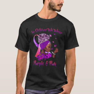 黒人女性の乳がんとDV A Tシャツ