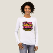 黒人女性の元気 トライブレンドTシャツ (正面全体)