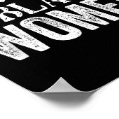 黒人女性の歴史月スタイル私はBlaであるのが大好き ポスター (角)