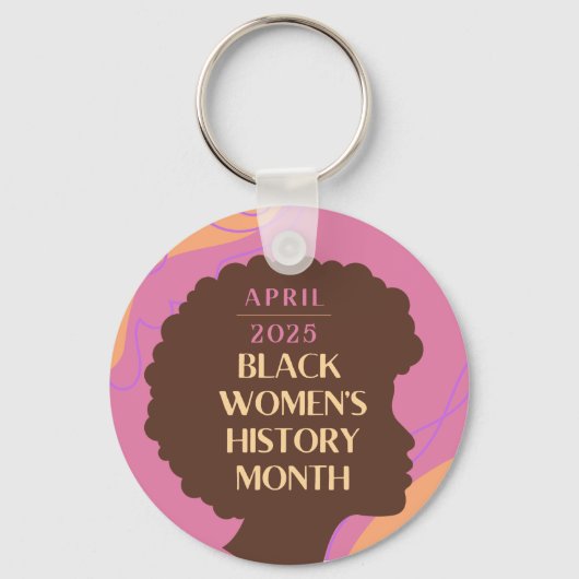 黒人女性の歴史月間 キーホルダー (正面)