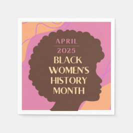 黒人女性の歴史月間 スタンダードカクテルナプキン