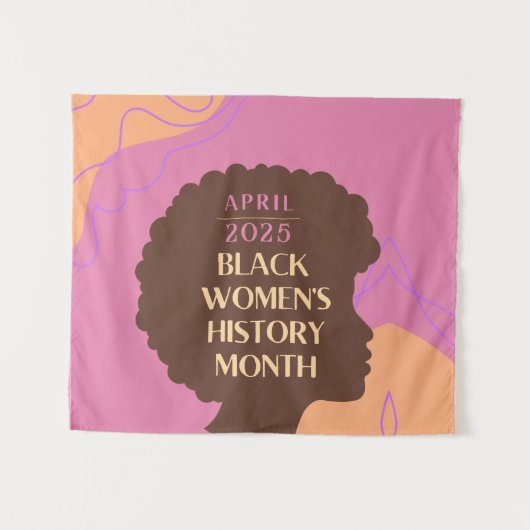 黒人女性の歴史月間 タペストリー (正面(横))