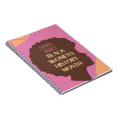 黒人女性の歴史月間 ノートブック (右側)