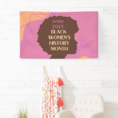黒人女性の歴史月間 横断幕 (インサイチュ)