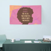 黒人女性の歴史月間 横断幕 (トレードショー)