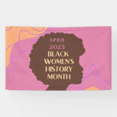 黒人女性の歴史月間 横断幕 (横)