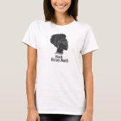 黒人女性の自画像 ブラックヒストリー月間 Tシャツ (正面)